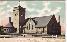 Congregational Church Fairfield Connecticut Vintage Postcard Undivided 1906 picture