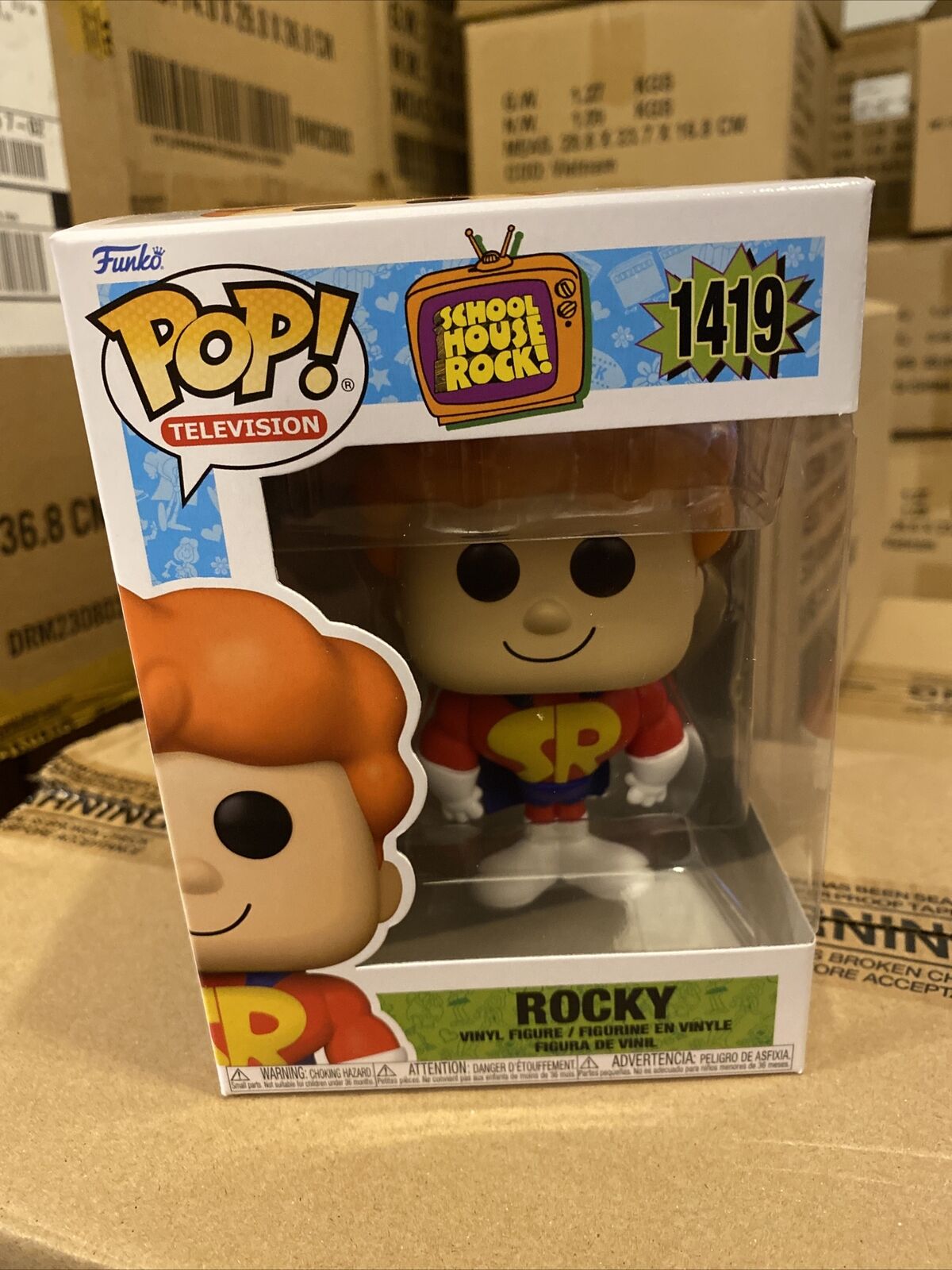 FUNKO POP TELEVISION: Schoolhouse Rock - Rocky #1419 ~ In Stock ships Now