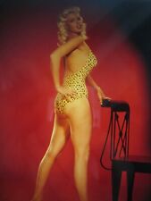 ORIGINAL 1960S JAYNE MANSFIELD 4 X 5 IN.   PHOTO TRANSPARENCY, SWIMSUIT picture