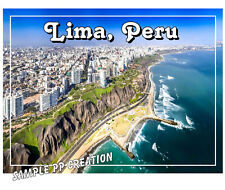 LIMA PERU photo fridge MAGNET 4 X 3 inches TRAVEL picture