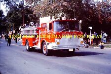 NJ440 Fire Apparatus Slide Green Knoll FC Bridgewater New Jersey Mack CF in 1975 picture