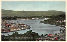 View on the Foyle, Londonderry, Northern Ireland, Early 