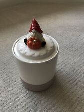 Arlington Design Gnome Stoneware Canister Cookie Jar Cream Color picture