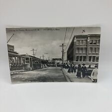 Vintage Postcard Leaving The Stanley Works At 6 P.M. Pittsfield Massachusetts  picture