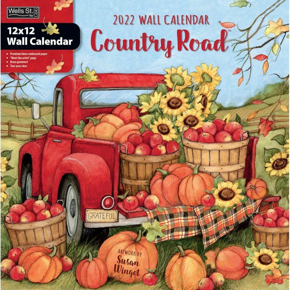 Wells Street by LANG,  Country Road 2022 Wall Calendar