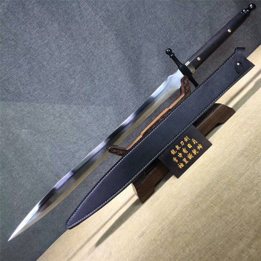 High Quality Fighting Jian Sword Katana Sharp Manganese Steel Blade Full Tang