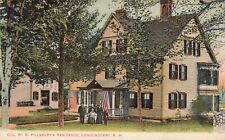 Colonel Pillsbury's Residence Londonderry New Hampshire NH 1912 Postcard picture