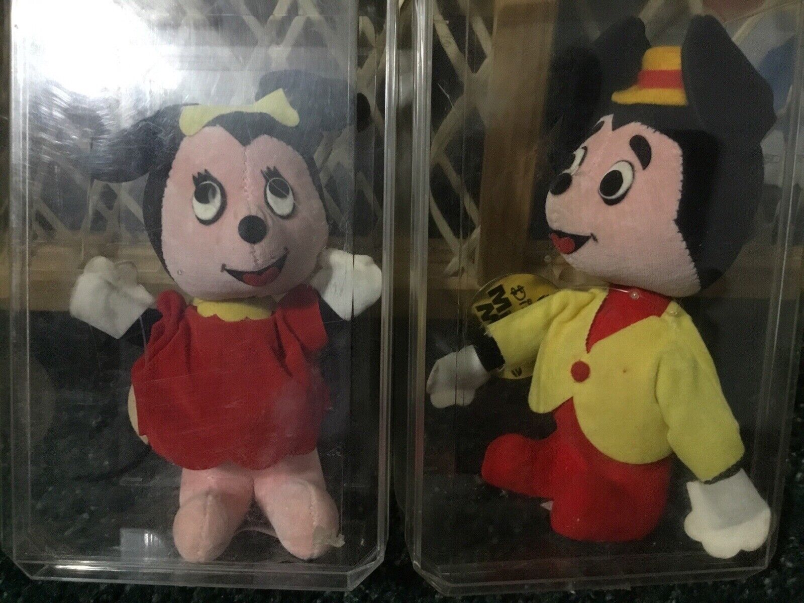 Mickey And Minnie Sawdust Filled Plush