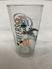 VINTAGE CHICAGO BEARS GALE SAYERS #40 MILLER BEER GLASS picture