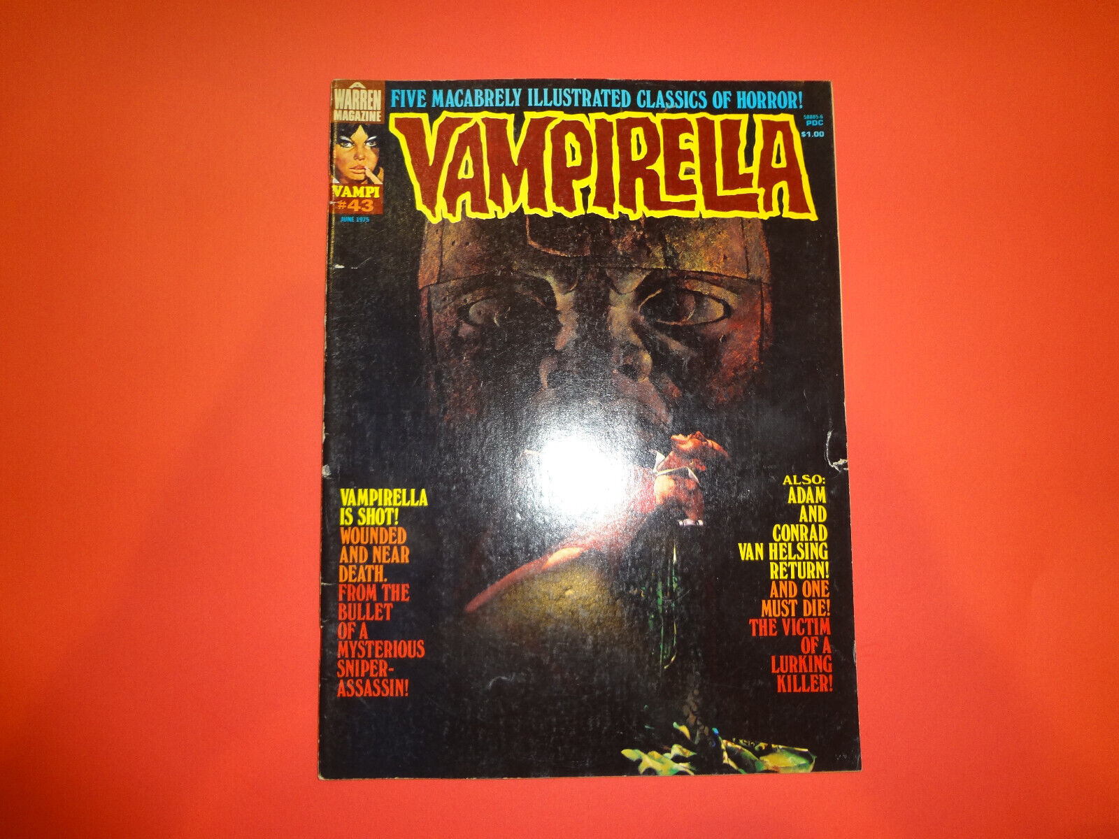 VAMPIRELLA Warren Publishing Bronze Age Horror #43 FN+