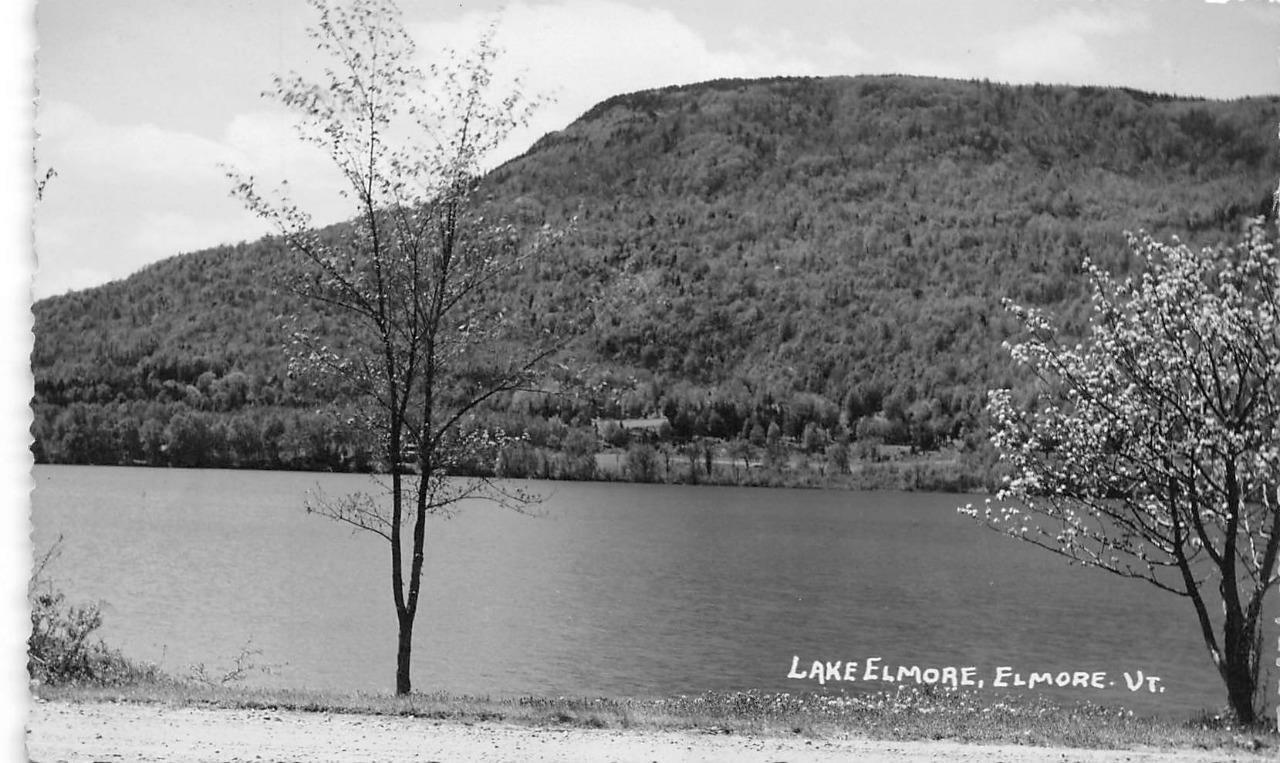 RPPC LAKE ELMORE Elmore, Vermont c1940s Vintage Postcard
