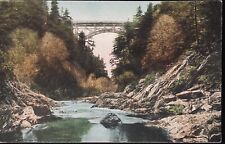 QUECHEE, VERMONT. C.1930 PC.(M87)~VIEW OF GULF BRIDGE ON COOLIDGE HWY. picture