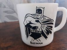 Vintage 1966 Batman TV Action Series Westfield Milk Glass Coffee Cup Mug picture