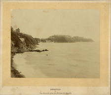 France, Granville, general view taken of the Cliffs of Donville, ca.1875, print  picture