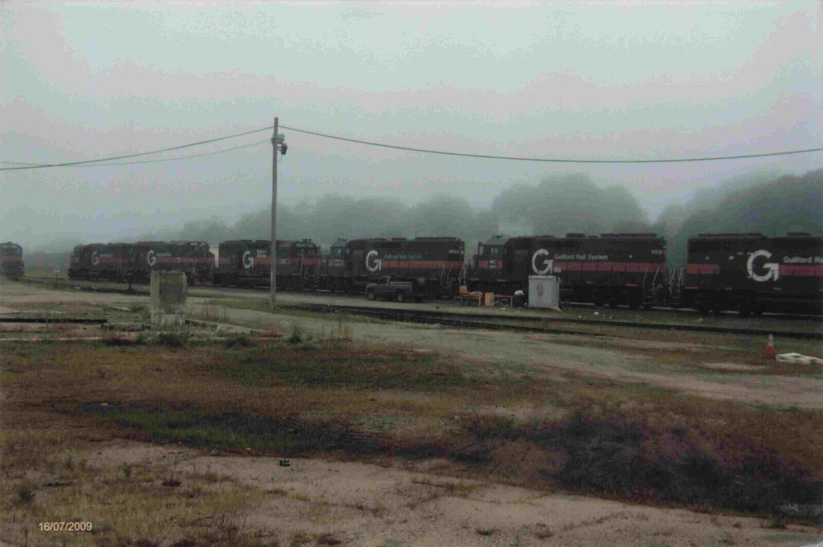 Guilford Rail System Railroad Train Photo 4X6 #3811
