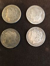 Morgan Dollars ?? 1890,1891,1892,1893 No Mint Mark,4 Piece Set nicely toned picture