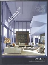 GIORGETTI Italian Furniture - 2016 Print Ad picture