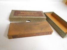 Vintage NORTON Abrasives Sharpening Stone Fine INDIA Bench Oilstone FB35 picture