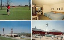 Greensboro NC~Quality Courts Diplomat Motel~Inside Out~Golf~Guest Room~1966 PC picture