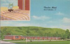 Postcard Theatre Motel Brattleboro VT picture