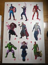 Justin Hampton Art Print Poster Avengers Age of Ultron Uncut Edition of 10 picture
