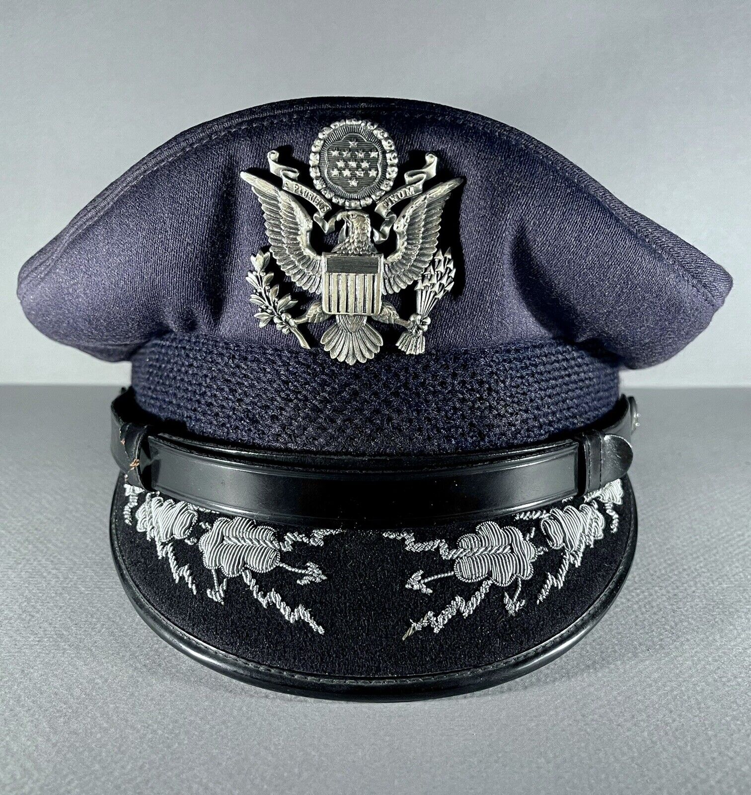 US Military Air Force Cap Belonging To Lt General Chief Of Staff E H Underhill