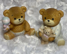 Lucy & Me Twin Babies Boy And Girl Big Bro Big Sis Bear ? Lucy Rigg ENESCO 1982 picture