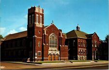 Sacred Heart Church and School South Central Ave Marshfield Wisconsin Postcard picture