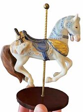 ‘88 Franklin Mint Treasury Of Carousel Art Armored Horse/Gold/Wings/Greece, A picture