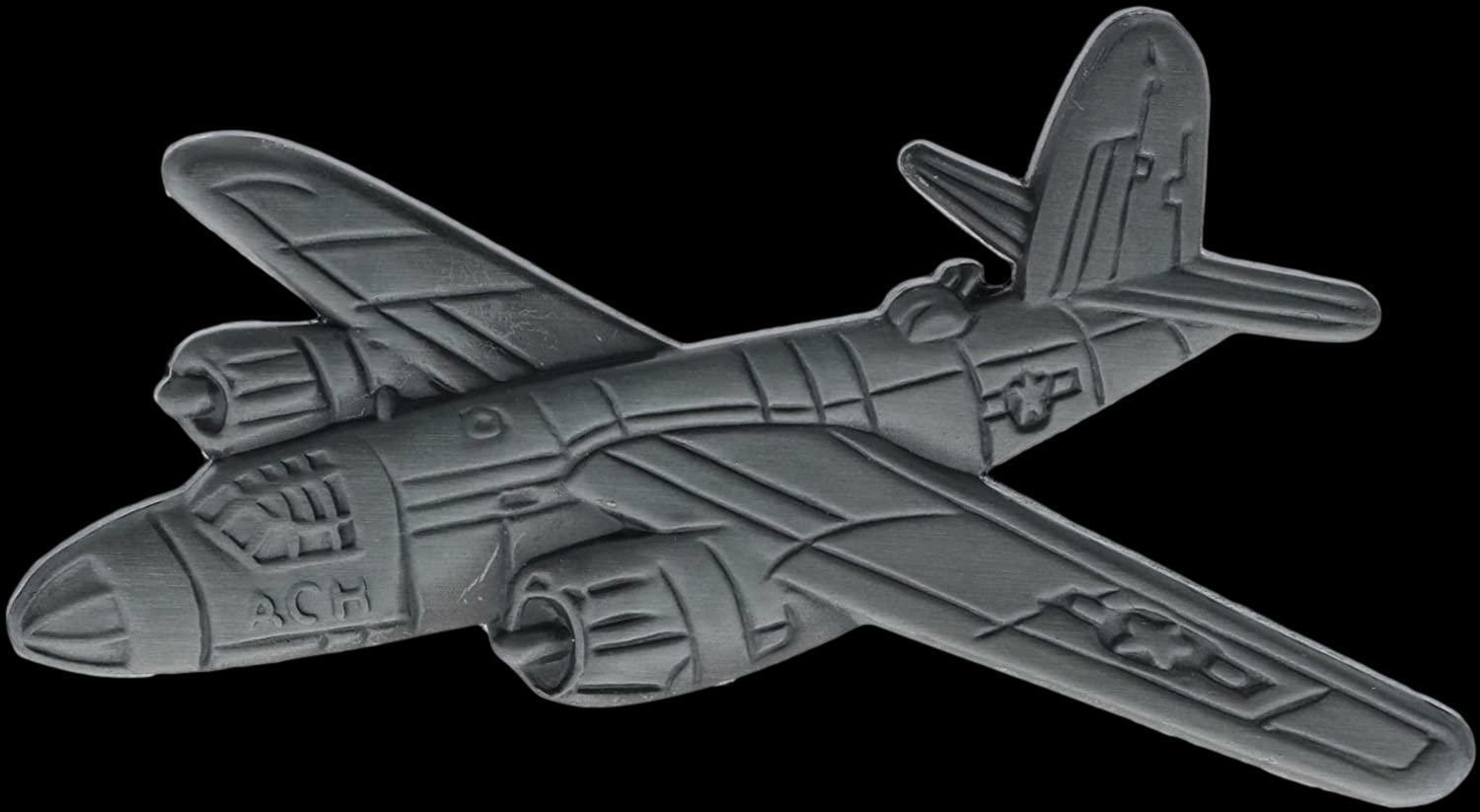 U.S MILITARY B-26 MARTIN MARAUDER BOMBER PLANE HAT PIN BADGE DOUBLE CLUTCH BACK