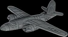 U.S MILITARY B-26 MARTIN MARAUDER BOMBER PLANE HAT PIN BADGE DOUBLE CLUTCH BACK picture