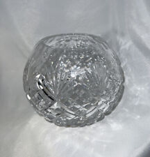Vintage Essex by Crystal Clear Ind. ~ Rose Bowl Vase ~ Blown Glass ~4” Tall~ USA picture