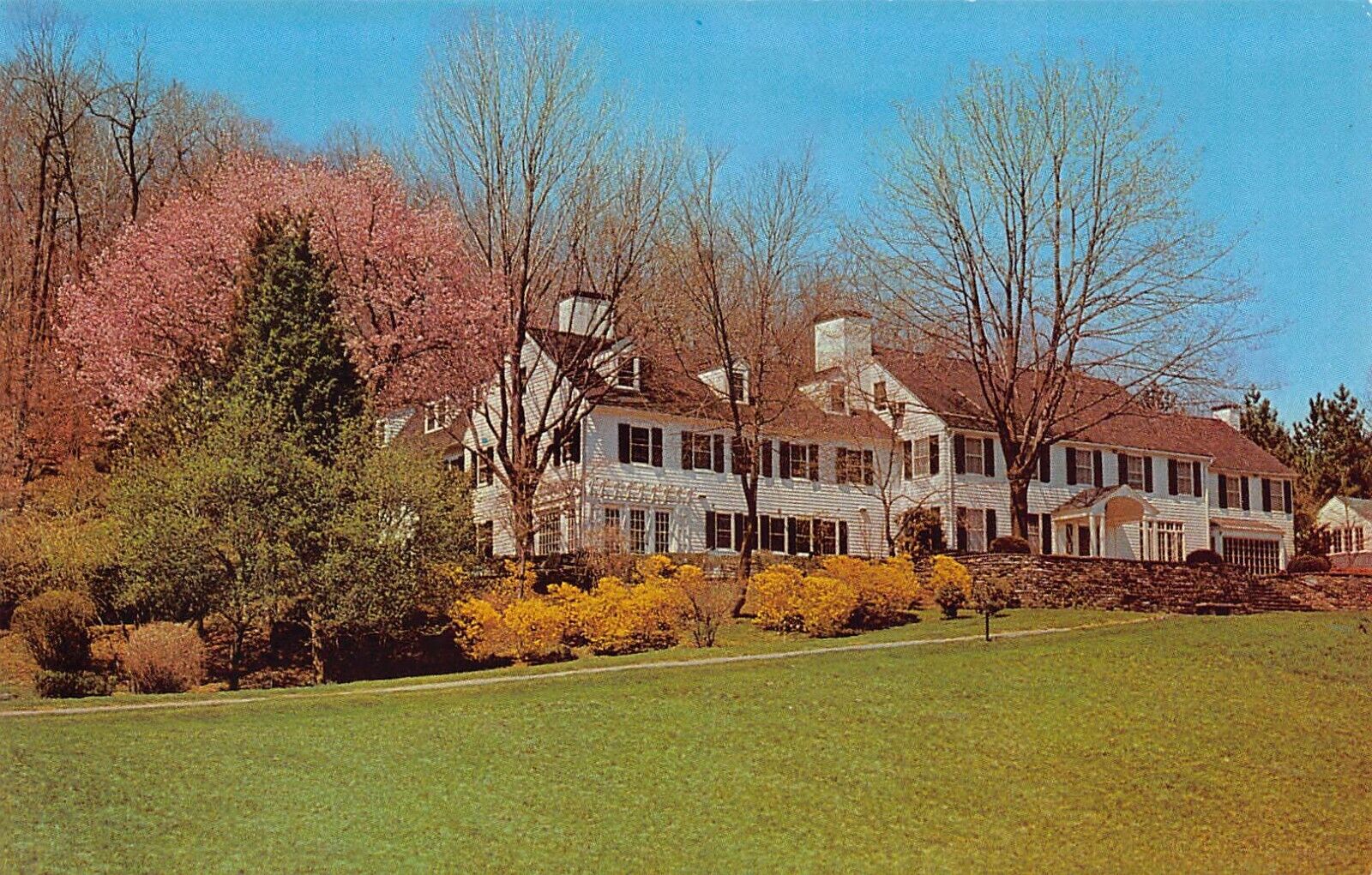 Silver Hill Inn New Canaan Connecticut Vintage Postcard Q17