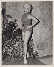 Jayne Mansfield (1950s) ❤ Leggy Cheesecake - Bombshell Vintage Pinup Photo K 264 picture