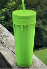 New Starbucks Halloween 2023 Slime Green Glow in the Dark 24oz Tumbler Cup picture