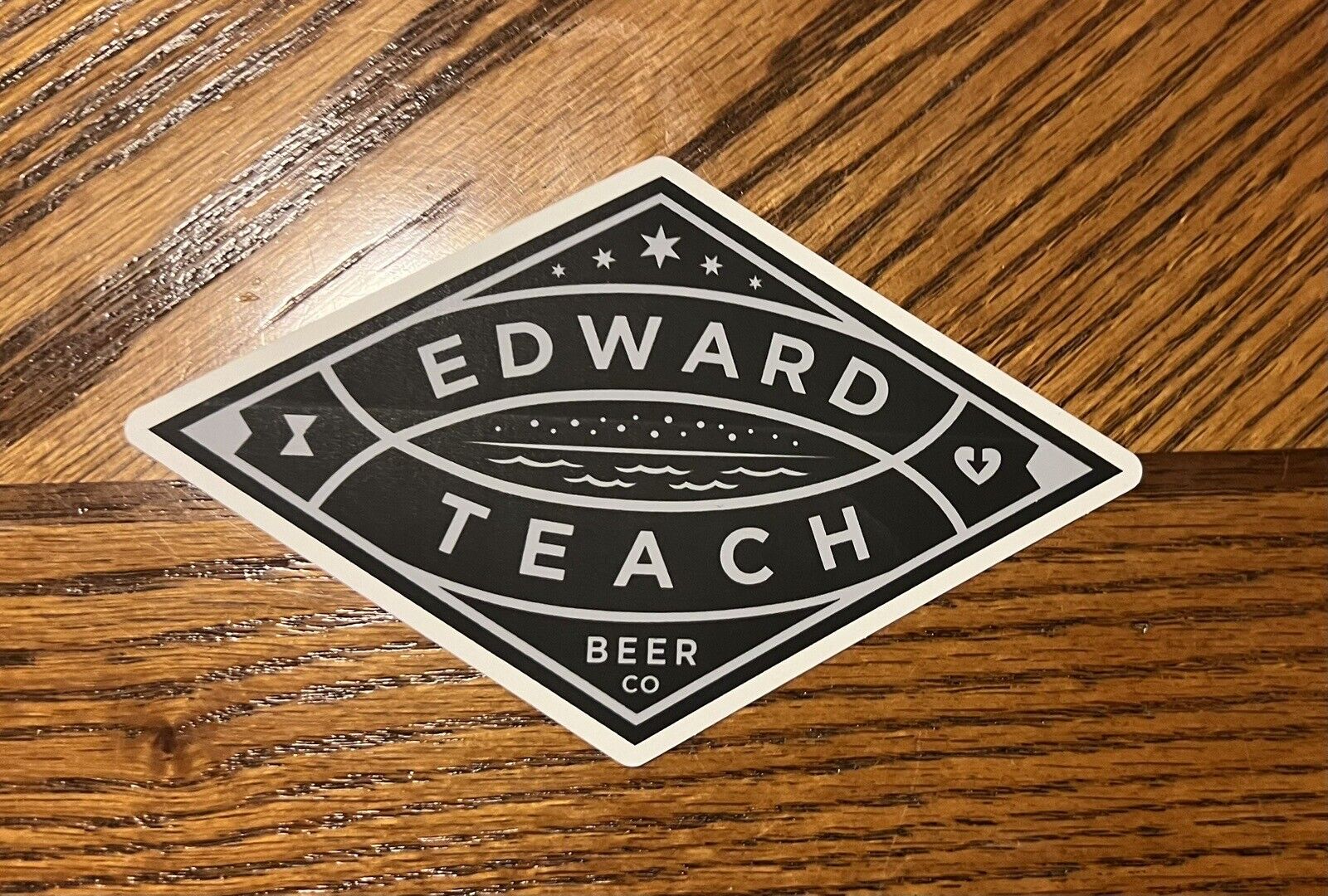 Edward TeachBrewing Sticker Wilmington NC