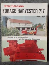New Holland 717 Forage Harvester Fold-Out Brochure picture
