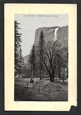 Victorian Trade Card - Jersey Coffee - El Capitan, Yosemite Park, CA - 1900+ picture