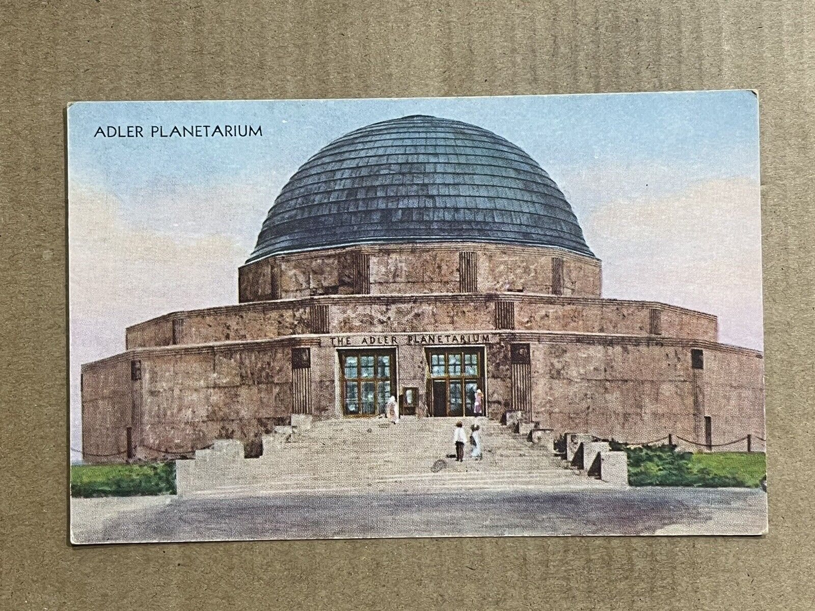 Postcard Chicago World's Fair 1933 Adler Planetarium Vintage Illinois IL