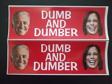 FUNNY *2 PACK* pro-Trump 2024 Bumper Sticker Anti-Biden FJB Lets Go Brandon MAGA picture