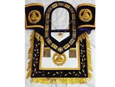 Masonic grand master apron collar & cuff's purple picture