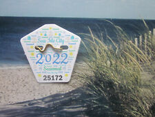 2022  SEA  ISLE  CITY   NEW  JERSEY  SEASONAL  BEACH  BADGE/TAG     picture