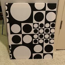 VERNER PANTON GEOMETRI STRETCHED FABRIC WALL ART 18X22” picture