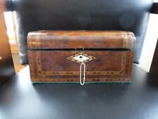 Victorian Wooden Box with Working Key picture