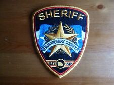 MONTGOMERY COUNTY TEXAS SHERIFF Patch TX DEPT USA obsolete Original picture