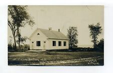 Londonderry NH RPPC photo postcard, School House Bartley Hill picture