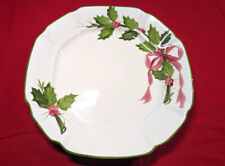 Vintage LAURIE GATES Los Angeles Holly Dinner Plate(s) CHRISTMAS Large 11.5