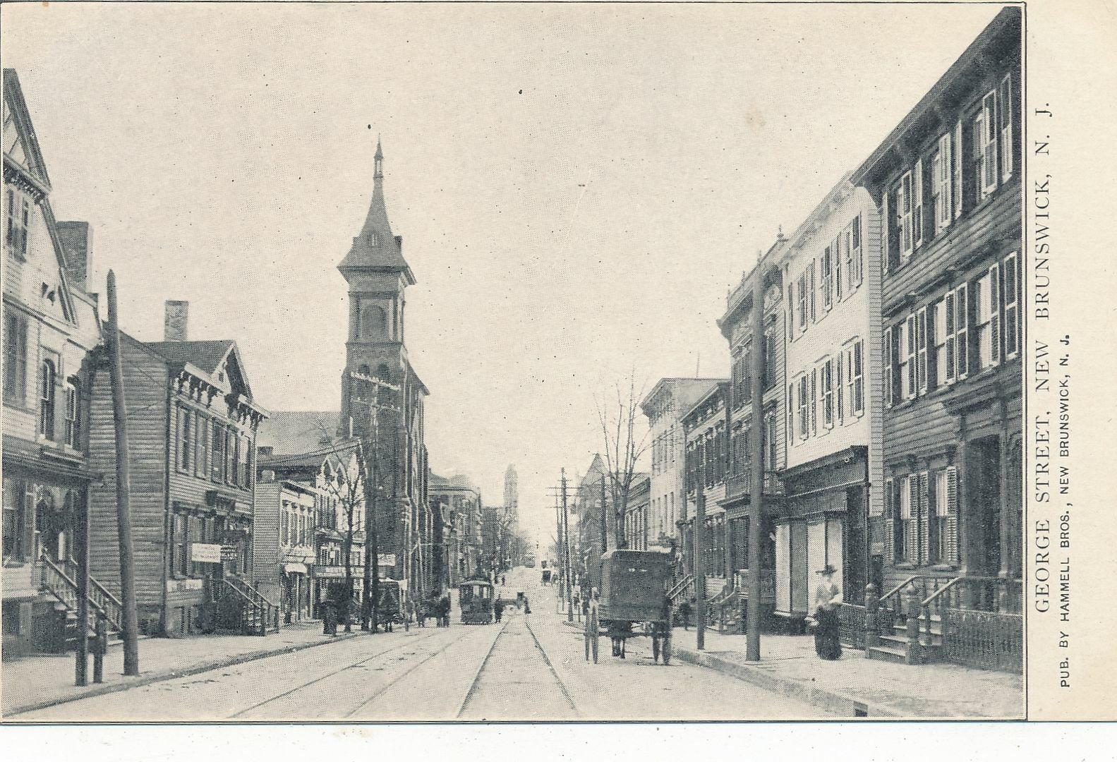 NEW BRUNSWICK NJ - George Street - udb (pre 1908)