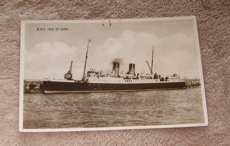 RMS Isle Of Sark Steamship Boat Ship & Cintra Portugal RMSP Vintage Postcards