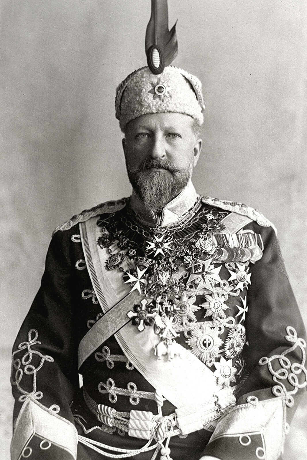 1912-Portrait of Ferdinand I Tsar of Bulgaria 1908 to 1918